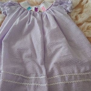 Lil Cactus Easter Smock Dress